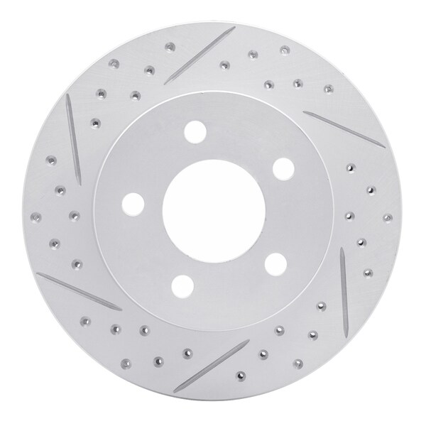 Dynamic Friction Co DFC Geoperformance Rotor - Drilled and Slotted 830-42022L - main
