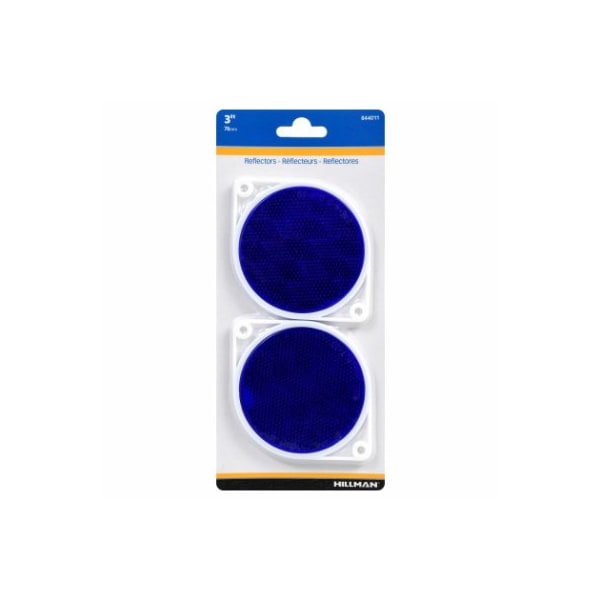 Hillman 2Pk 3" Blu Reflector 844011 - main