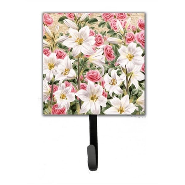 Carolines Treasures Lilies and Roses by Sarah Adams Leash or Key Holder ASAD0115SH4 - main
