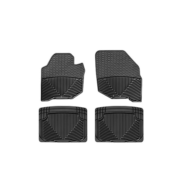 Weathertech Black, Front and Rear All Weather Floor Mats W84-W20 - main