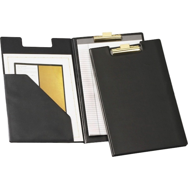 Cardinal Brands Cardinal Sealed Vinyl Clip Folder with Pad, Legal-Size, 9-1/2" x 15-1/4", Black 253610 - main