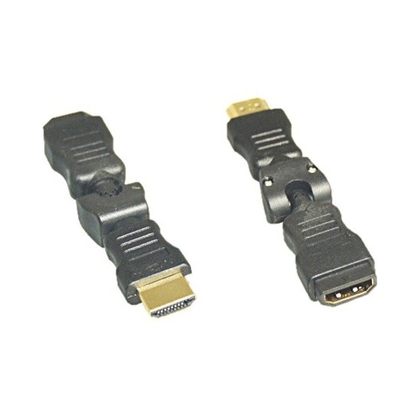 Cable Wholesale HDMI High Speed Swivel Adapter, HDMI Type-A Male To HDMI Type-A Female, Rotates 360 Degrees, 30HH-50300 - main