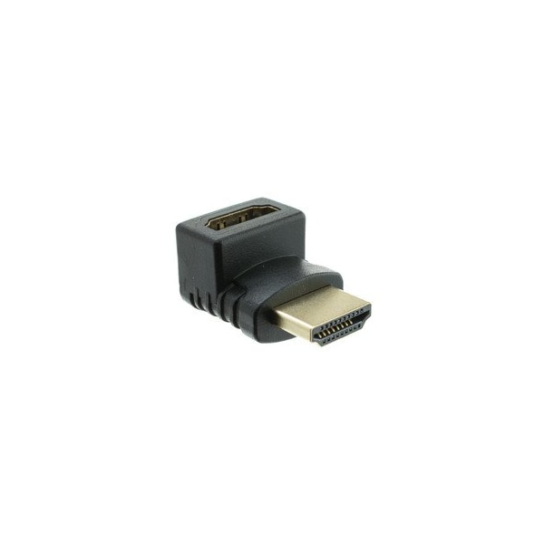 Cable Wholesale HDMI High Speed Vertical 90 Degree Elbow Adapter - Up, HDMI Type-A Male to HDMI Type-A 30HH-50210 - main
