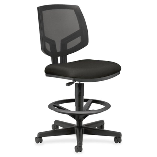 The Hon Co HON5715GA10T Mesh Task Stool 26.13 in. x 25 in. x 50.13 in. Black H5715.GA10.T - main