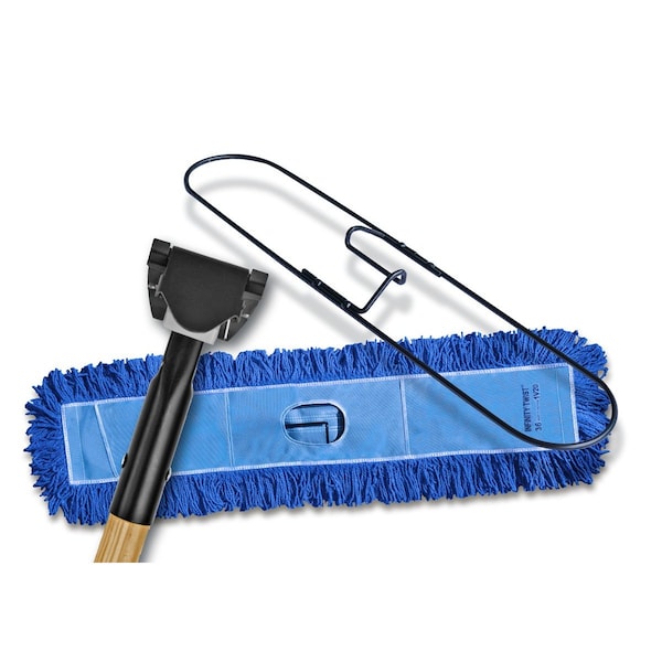 Chief Clean Wood dust mop handle, 36" dust mop, 36" dust mop frame K-CLIPONWOOD36 - main