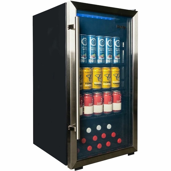 Danby Products Danby Beverage Center, 1 Glass Door, 3.1 Cu.Ft Capacity DBC117A2BSSDD-6 - main