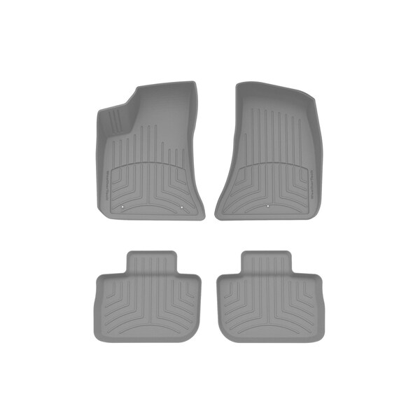 Weathertech Grey, Front and Rear FloorLiner HP 46379-1-2IM - main