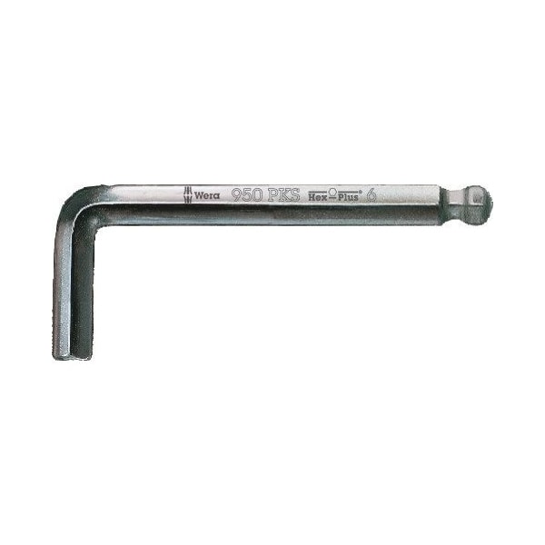 Wera 950 PKS L-key, metric, chrome-plated, 10 x 125 mm 5133158001 - main