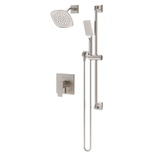 Symmons Verity HydroMersion Single Handle Shower Faucet Trim Kit with Hand Spray (Valve not Included) S4998STN15TRM - main