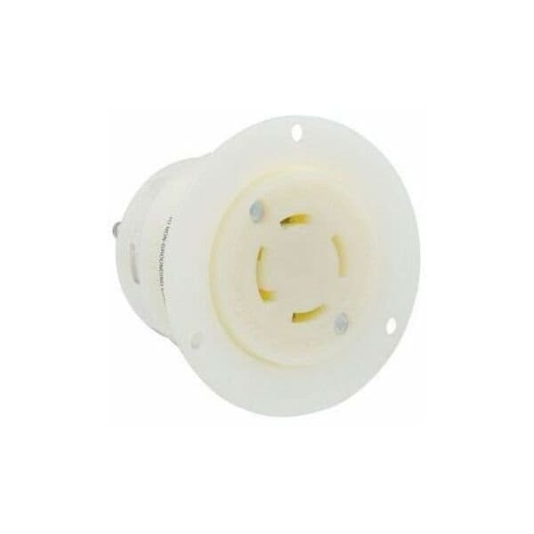 Leviton Industrial Grade Flanged Outlet 30 Amp, 277/480 Volt 3PY 2766 - main