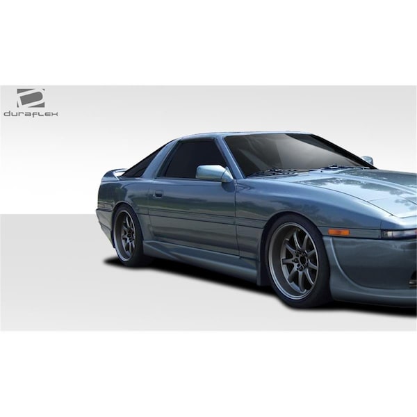 Duraflex 1986-1992 Toyota Supra AB-F Side Skirt Rocker Panels, Signature Black - 2 Piece, 2PK 109657 - main
