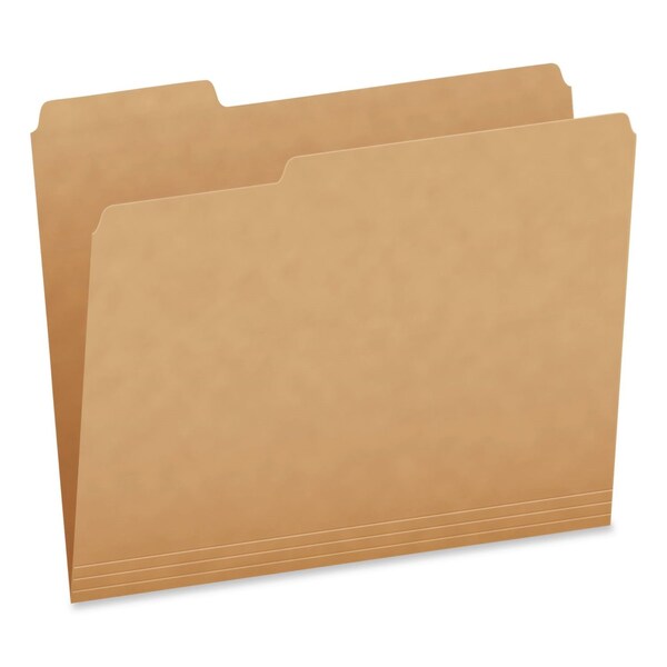 Pendaflex Kraft File Folders, 1/3-Cut Tabs: Assorted, Letter Size, 0.75" Expansion, Kraft, 50PK 1007030 - main