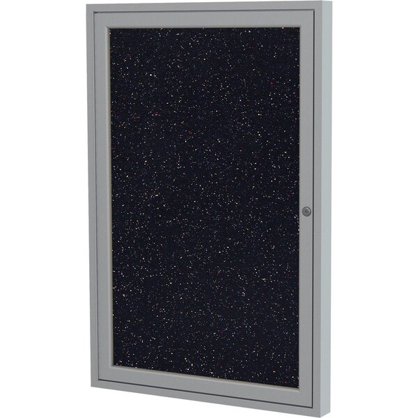 Ghent Rubber Enclosed Bulletin Board 36" x 24" PA13624TR-CF - main