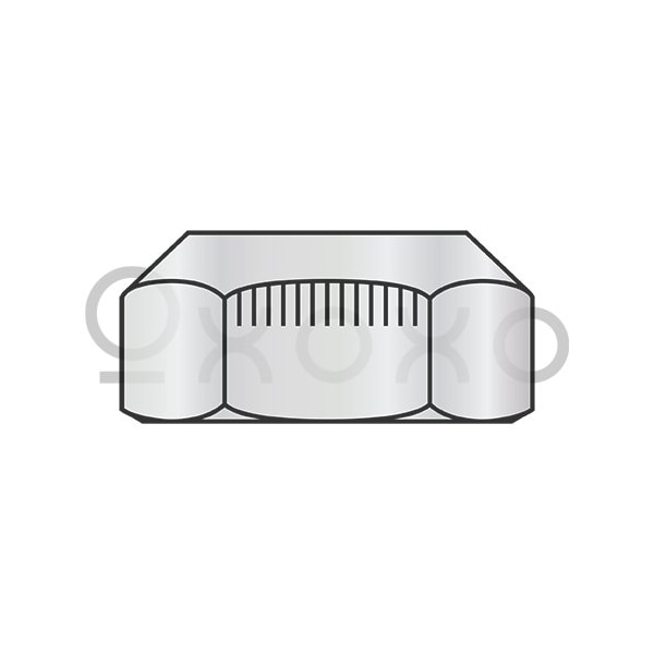 Oxoxo M8X1.25 Metric IFI B18.16.3M Prevailing Torque Hex Lock Nut CL10 Cad And Wax, 3000PK 451081 - main