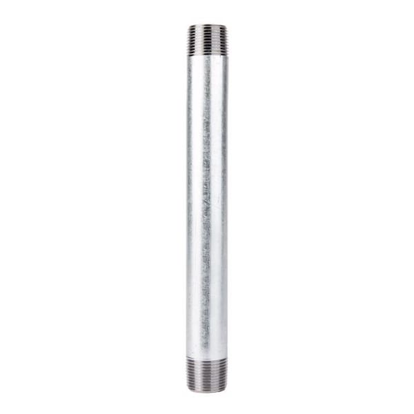 Stz Industries 3/4 in. MIP each X 3/4 in. D MIP Galvanized Steel 9 in. L Nipple 303U34X9 - main
