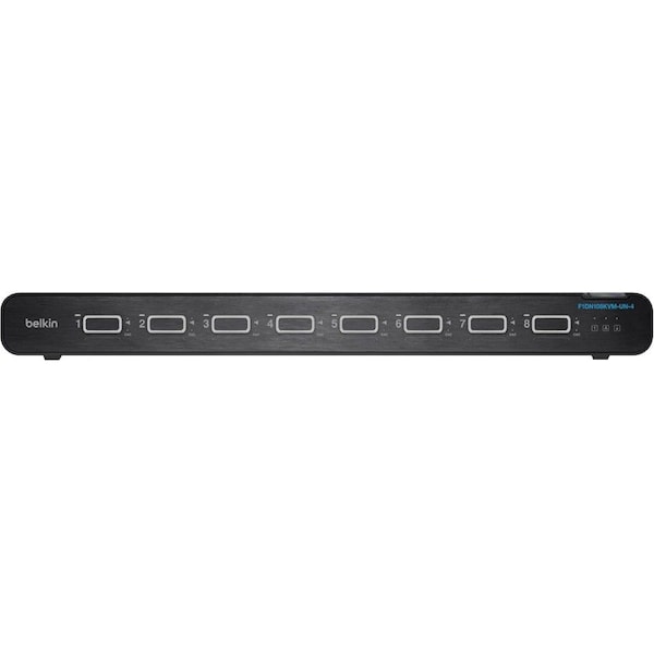 Belkin 8-Port Single Head DP/HDMI to DP/HDMI Video Secure Desktop KVM Switch PP4.0 F1DN108KVM-UN-4 - main