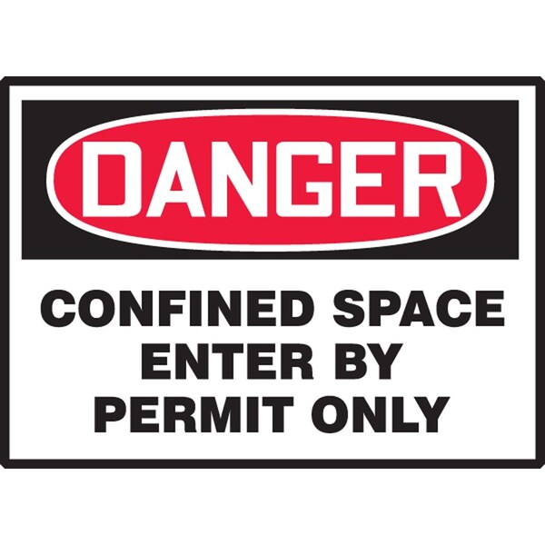 Accuform Danger Safety Label LCSP280VSP - main