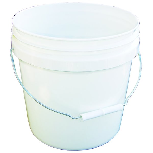 Encore Plastics 2 Gal White Industrial Plastic Pail 1123008 - main