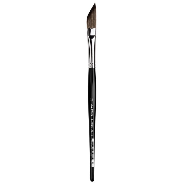 Da Vinci CASANEO Sword Shape, Extra Soft Synthetic, Watercolor & Acrylic, Slant, Series 5597, Size 14 VA-5597_14 - main