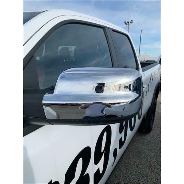 Coast 2 Coast MC67535 Half Top Mirror Cover, Chrome for 2019-2020 Ram C2C-MC67535 - main
