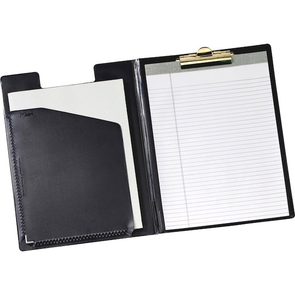 Cardinal Brands Cardinal Sealed Vinyl Clip Folder with Pad, Letter-Size, 9-1/2" x 12-1/2", Black 252610 - main