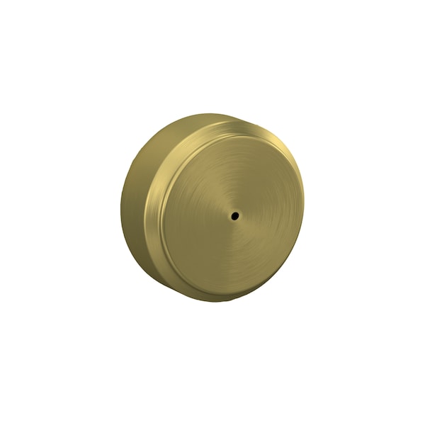 Schlage Residential Bowery Knob Privacy Lock with 16080 Latch and 10027 Strike Satin Brass Finish F40BWE608 - main