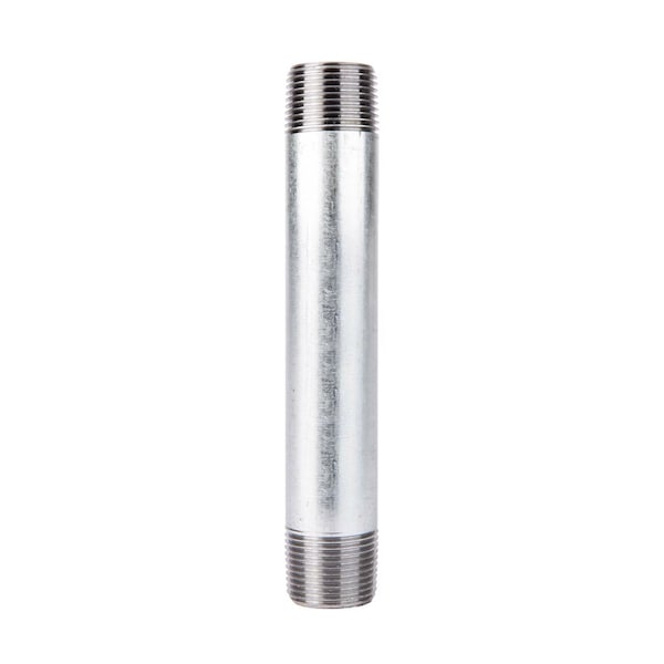 Ace Trading - Nipple 3/8 in. MIP each X 3/8 in. D MIP Galvanized Steel 6 in. L Nipple 309UP38X6 - main