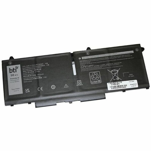 Battery Technology BTI 4-CELL 15.2V LI-ION NOTEBOOK BATTERY FOR DELL LATITUDE 5330, 5430, 5530, 7330, 7430 07KRV-BTI - main