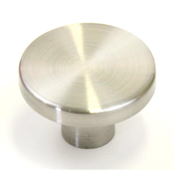 Contempo Living 1.125 in. Stainless Steel Brushed Nickel Cabinet Knob Handle ALKNOB118 - main