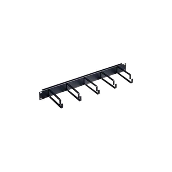 Leviton Cable Mgmt Panel Horizontal, 1.75"H W/5 D-Rings 49253-LPM - main