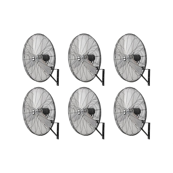 K-Tool International 30 In. Oscillating Wall Mount Industrial Fan Pallet Of 6 KTI77732-PL6 - main