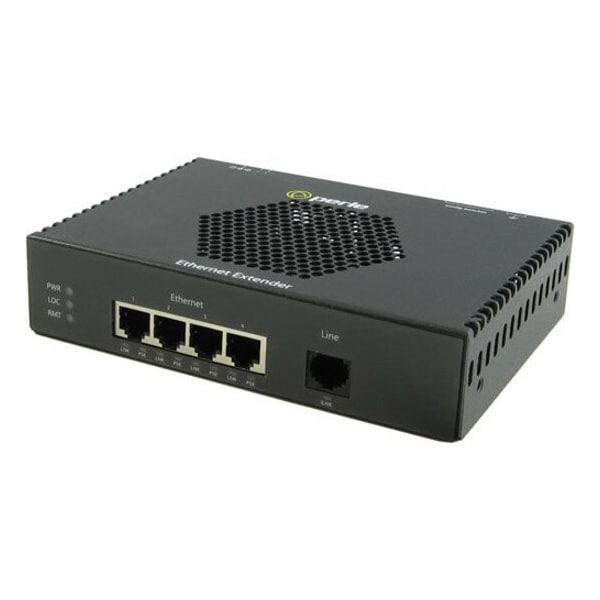 Perle Systems EXP-4S1110PE-RJ-XT 4X10/100/1000 RJ45 POE+ CPE XT LAN 06004910 - main