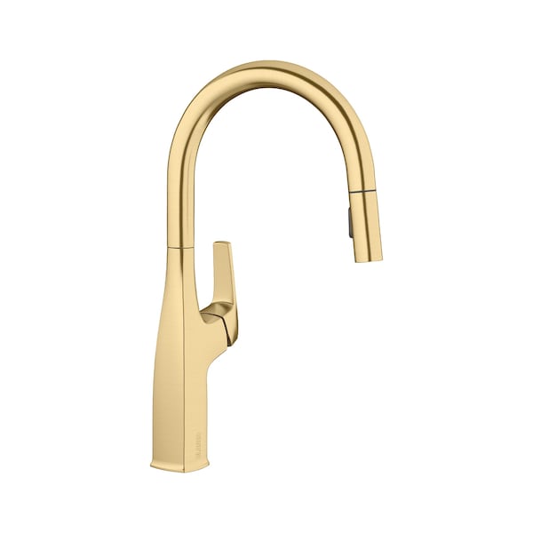 Blanco Rivana Pull-Down 1.5 GPM, Satin Gold 442985 - main