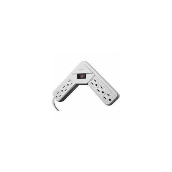 Southwire WOODS POWERSTRIP, 6 OUTLET CORNER 4 ft CORD 41378 - main