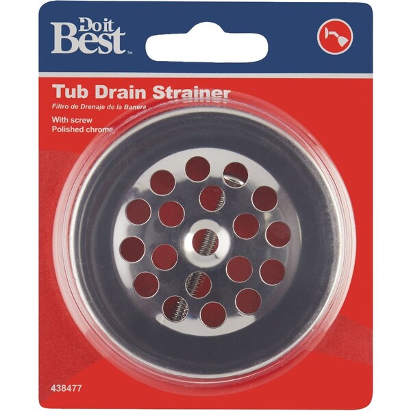 Do It Best 2'' Dome Cover Tub Drain Strainer with Chrome Finish DIB5064PC - main