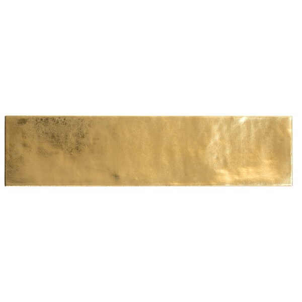 Apollo Tile Bravura 2.5 x 10 in. Matte Golden Ochre Ceramic Subway Wall Tile 5.06 sq ft/case, 30PK GAL88GLD2510 - main