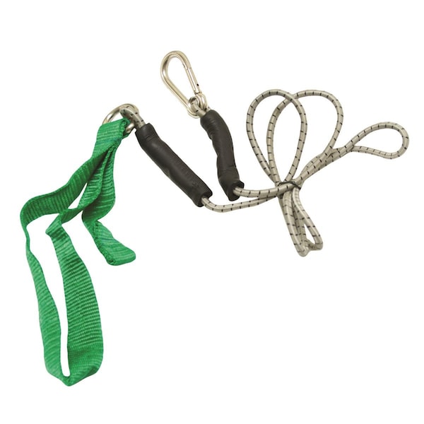 Cando International 4 ft. Exercise Bungee Cord with Attachments, Green - Medium 1429469 - main