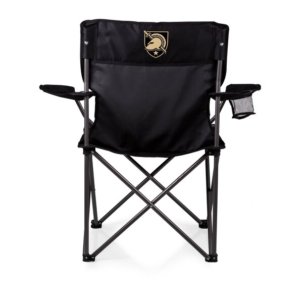 Picnic Time Family Of Brands NCAA Army Black Knights PTZ Camp Chair - Beach Chair with Carrying Bag, Black 804-00-179-764-0 - main