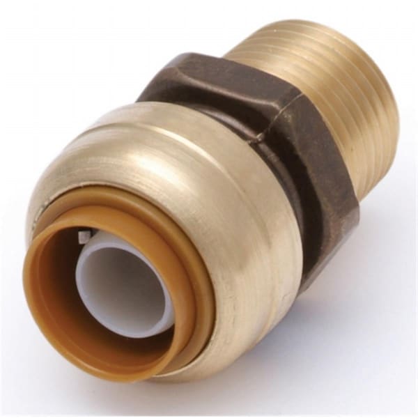 Hd Deco U120LFA .50 in. X .50 in. Low Lead Push Fit Male Adapter HD771011 - main