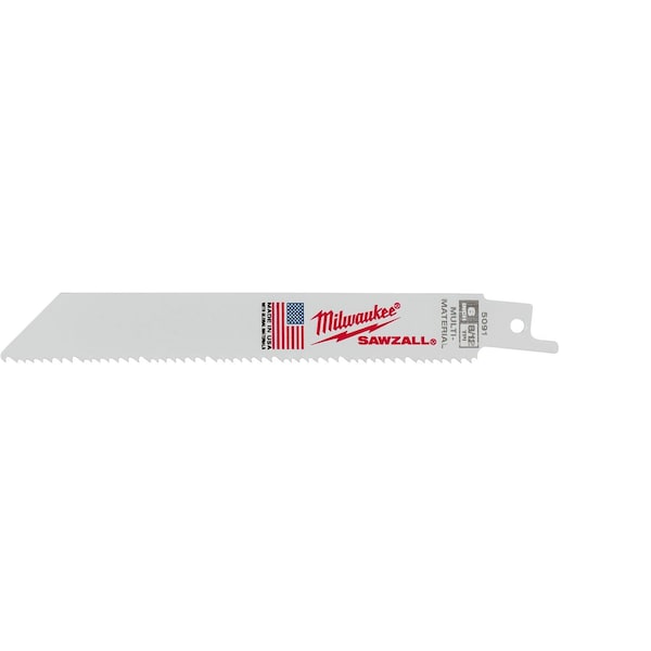 Milwaukee Tool 6" 8/12 TPI SAWZALL Blades (50 Pk) 48-01-6091 - main