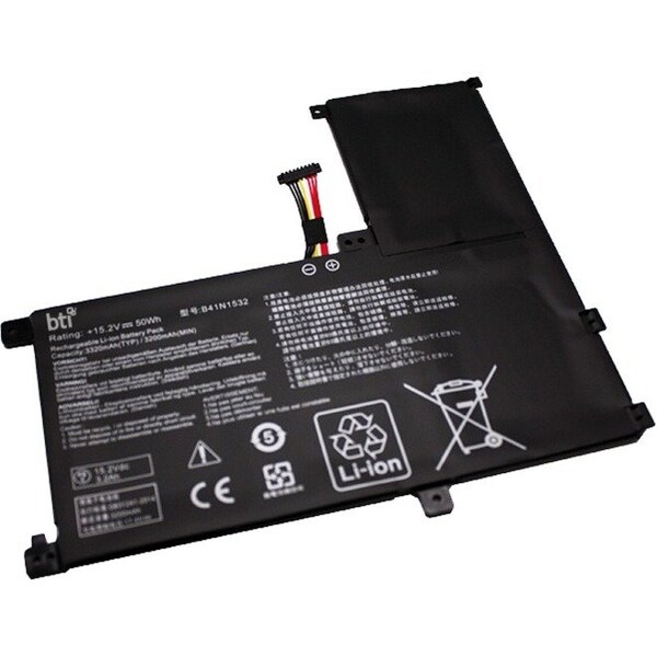 Battery Technology BATTERY FOR ASUS ZENBOOK FLIP UX560 UX560UA B41N1532-BTI - main