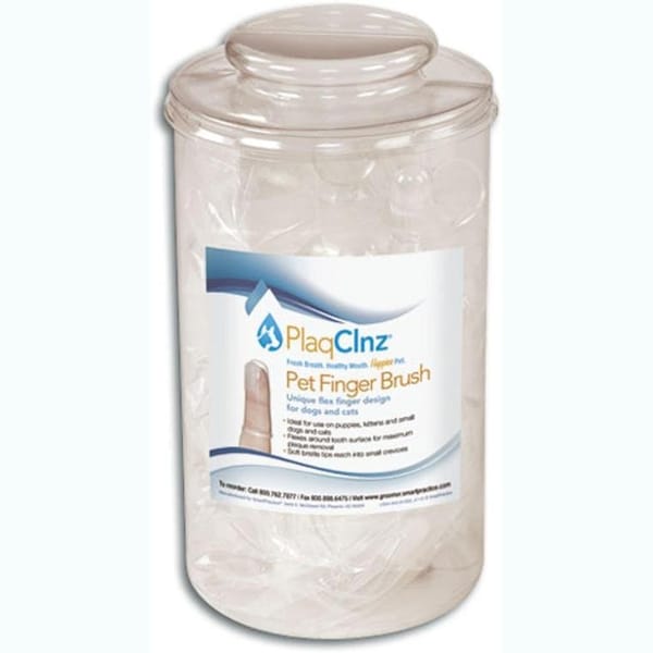 Smart Practice PlaqClnz Pet Finger Toothbrushes, 36PK 24840 - main