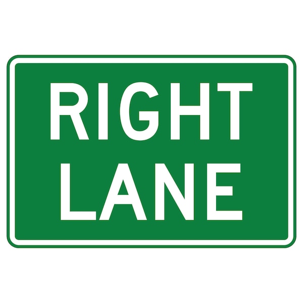 Sign Solutions Usa Traffic Sign, 36 in Width, Aluminum Sign, Horizontal Rectangle DUS10DWT3624M5-6GW - main