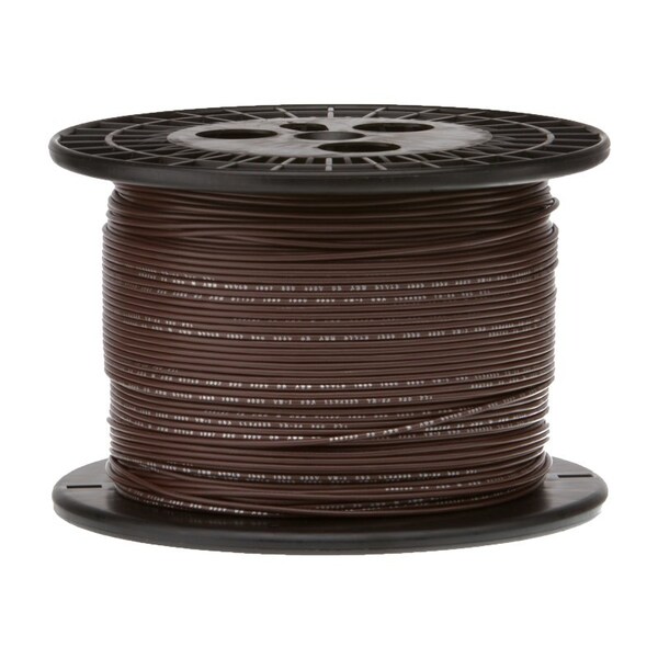 Remington Industries 24 AWG Gauge UL1061 Stranded Hook Up Wire, 300V, 0044 Diameter, Brown, 250 ft Length 24UL1061STRBRO250 - main