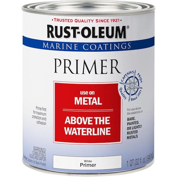 Rust-Oleum Marine Coatings Topside Paint, Bright Red, Gloss, 1 Qt 396966 - main