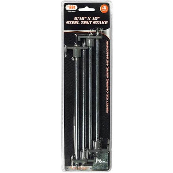 Jmkiit Tent Stakes Without Stopper, 0.312 x 10 in., 4 Piece 30355 - main