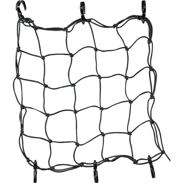 Prosource Cargo Net, 30 in L, 15 in W, Rubber, Black FH92105 - main