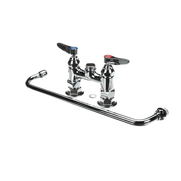 T&S Brass TandS Brass Faucet, 4in Deck Mount, 14in Swing Nozzle, 1/2in NPT Female Inlets B-2390 - main