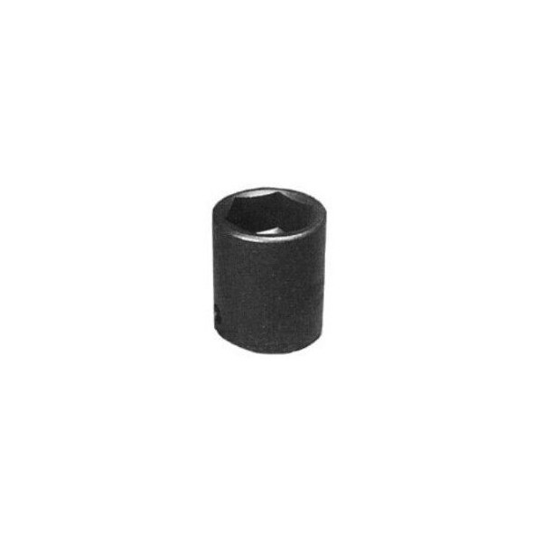 K-Tool International 3/4 in Drive Impact Socket Standard Socket, black oxide, SAE, 1-1/8in., 2in.L, Hex KTI-34136 - main