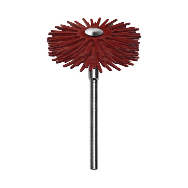Dedeco SUNBURST 1" TS 6-PLY RED 220 GRIT (A/O) 1/8", 5PK 2840 - main